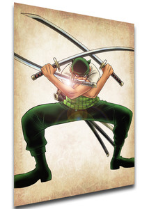 Poster Wanted - One Piece - Roronoa Zoro - LL1712