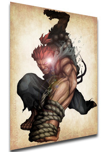 Poster Wanted - Street Fighter x Tekken - Akuma - LL1924