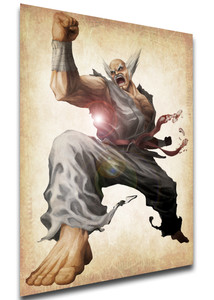 Poster Wanted - Street Fighter x Tekken - Heihachi Mishima - LL1904