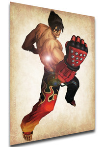 Poster Wanted - Street Fighter x Tekken - Jin Kazama - LL1926 Poster Wanted - Street Fighter x Tekken - Jin Kazama - LL1926