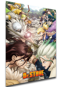 Poster Locandina Anime Dr Stone Stone Wars