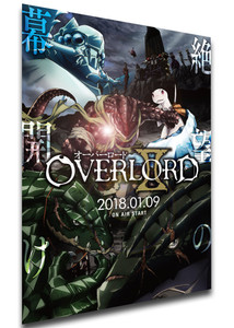 Poster Locandina Anime Overlord II