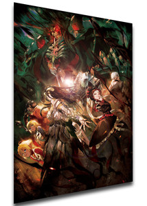Poster Locandina Anime Overlord The Undead King Poster Locandina Anime Overlord The Undead King