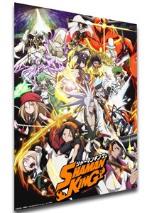 Poster Locandina Anime Shaman king 2021 variant 01 Poster Locandina Anime Shaman king 2021 variant 01