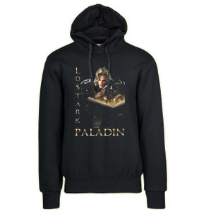 Hoodie Unisex Black Japanese Style - Lost Ark - Paladin Hoodie Unisex Black Japanese Style - Lost Ark - Paladin