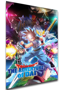 Poster Anime - Locandina - Dragon Quest - The Adventure of Dai - LL0896 Poster Anime - Locandina - Dragon Quest - The Adventure of Dai - LL0896