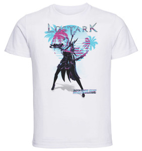T-Shirt Unisex White Vaporwave Style - Lost Ark - Deathblade