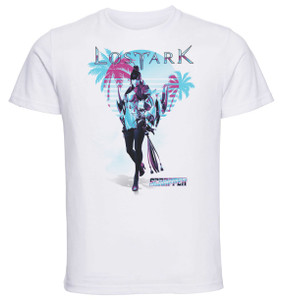 T-Shirt Unisex White Vaporwave Style - Lost Ark - Scrapper
