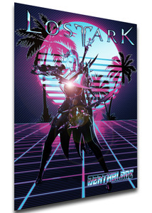Poster Vaporwave Style - Lost Ark - Deathblade Poster Vaporwave Style - Lost Ark - Deathblade