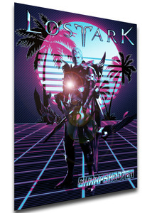Poster Vaporwave Style - Lost Ark - Sharpshooter Poster Vaporwave Style - Lost Ark - Sharpshooter
