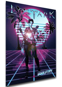 Poster Vaporwave Style - Lost Ark - Soulfist Poster Vaporwave Style - Lost Ark - Soulfist