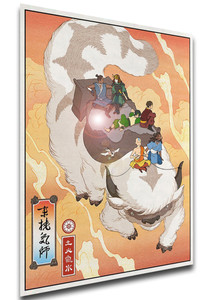 Poster Ukiyo-e - Avatar The Last Airbender - LL2069 Poster Ukiyo-e - Avatar The Last Airbender - LL2069