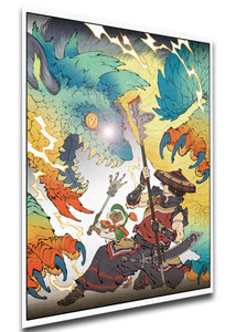 Poster Ukiyo-e - Monster Hunter - LL2053