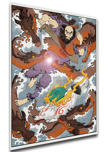 Poster Ukiyo-e - Okami - Amaterasu - LL2049