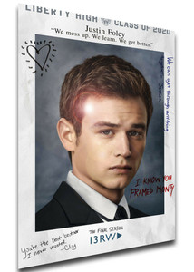 Poster Locandina - 13 Reasons Why - Final Season - Justin Foley - LL0324