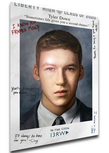 Poster Locandina - 13 Reasons Why - Final Season - Tyler Down - LL0326