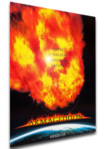 Poster Locandina - Armageddon (1998) Variant 01