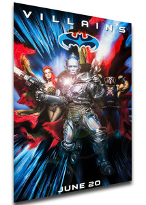 Poster Locandina - Batman & Robin - Villains (1997) Poster Locandina - Batman & Robin - Villains (1997)