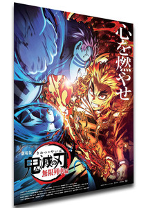 Poster Locandina - Demon Slayer Infinity Train variant 01 Poster Locandina - Demon Slayer Infinity Train variant 01