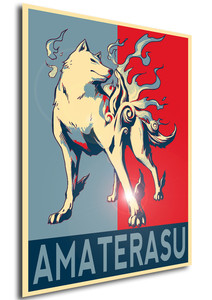 Poster - Propaganda - Ookami - Amaterasu variant