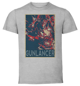 T-Shirt Unisex Grey Propaganda - Lost Ark - Gunlancer Class SA0998 T-Shirt Unisex Grey Propaganda - Lost Ark - Gunlancer Class SA0998
