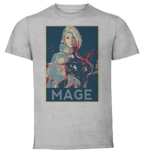 T-Shirt Unisex Grey Propaganda - Lost Ark - Mage Class SA0994 T-Shirt Unisex Grey Propaganda - Lost Ark - Mage Class SA0994