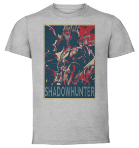 T-Shirt Unisex Grey Propaganda - Lost Ark - Shadowhunter Class SA1003 T-Shirt Unisex Grey Propaganda - Lost Ark - Shadowhunter Class SA1003