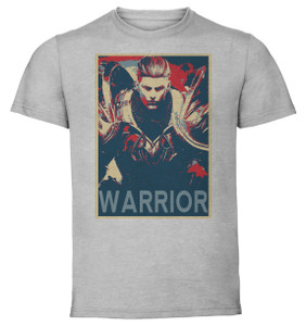 T-Shirt Unisex Grey Propaganda - Lost Ark - Warrior Class SA0991 T-Shirt Unisex Grey Propaganda - Lost Ark - Warrior Class SA0991