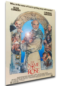 Poster Locandina - The Name of the Rose - Il Nome della Rosa (1986) Poster Locandina - The Name of the Rose - Il Nome della Rosa (1986)