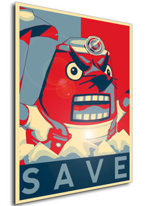 Poster - Propaganda - Animal Crossing - Resetti variant