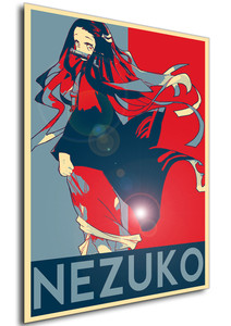 Poster - Propaganda - Demon Slayer - Kimetsu No Yaiba - Nezuko variant 3 Poster - Propaganda - Demon Slayer - Kimetsu No Yaiba - Nezuko variant 3
