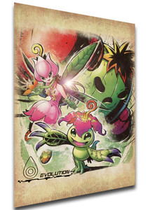 Poster Wanted - Digimon Adventure - Palmon Evolution - LL1104 Poster Wanted - Digimon Adventure - Palmon Evolution - LL1104