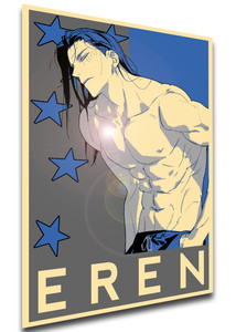 Poster Propaganda Glam - Attack On Titan - Eren Jaeger Poster Propaganda Glam - Attack On Titan - Eren Jaeger