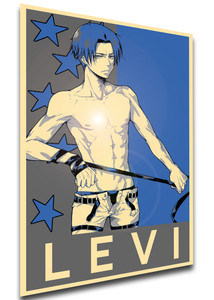 Poster Propaganda Glam - Attack On Titan - Levi Ackerman Poster Propaganda Glam - Attack On Titan - Levi Ackerman