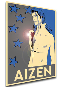 Poster Propaganda Glam - Bleach - Aizen Sosuke Poster Propaganda Glam - Bleach - Aizen Sosuke