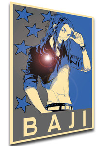 Poster Propaganda Glam - Tokyo Revengers - Baji Keisuke