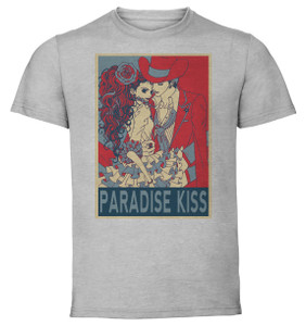 T-Shirt Unisex Grey Propaganda - Paradise Kiss - Characters SA1031 T-Shirt Unisex Grey Propaganda - Paradise Kiss - Characters SA1031