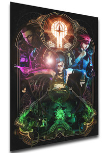 Poster Videogame - Arcane - Silco Vi Jinx