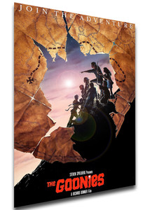 Poster Locandina Film - The Goonies Variant 02