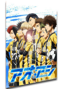 Poster Locandina Anime - Aoashi - Characters Variant 01 PE0019