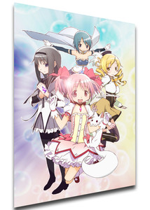 Poster Locandina Anime - Puella Magi Madoka Magica - Characters Variant 02 PE0017 Poster Locandina Anime - Puella Magi Madoka Magica - Characters Variant 02 PE0017