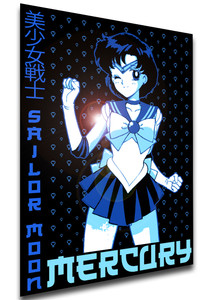 Poster Japanese Style - Sailor Moon - Sailor Mercury PE0033 Poster Japanese Style - Sailor Moon - Sailor Mercury PE0033