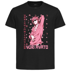 T-Shirt Unisex Black Japanese Style - Yarichin B Club - Yuri Ayato PE0044 T-Shirt Unisex Black Japanese Style - Yarichin B Club - Yuri Ayato PE0044
