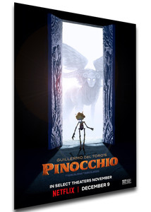 Poster Locandina Film - Pinocchio - Guillermo Del Toro -  PE0062