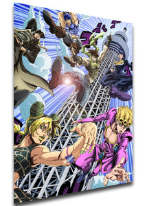 Poster Locandina Anime - Jojo's Bizarre adventure - Characters SA1042 Poster Locandina Anime - Jojo's Bizarre adventure - Characters SA1042