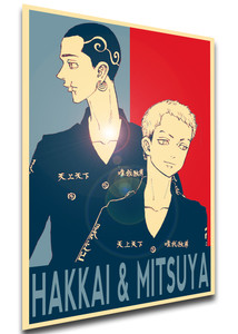 Poster Propaganda - Tokyo Revengers - Hakkai & Mitsuya - PE0091