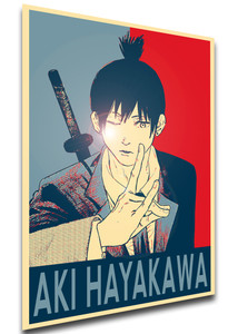 Poster Propaganda - Chainsaw Man - Aki Hayakawa - PE0094 Poster Propaganda - Chainsaw Man - Aki Hayakawa - PE0094