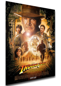 Poster Locandina - Indiana Jones and the Kingdom of the Crystal Skull (2008) Poster Locandina - Indiana Jones and the Kingdom of the Crystal Skull (2008)