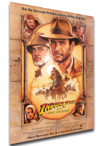Poster Locandina - Indiana Jones and the Last Crusade (1989) L'Ultima Crociata