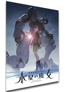 Poster Locandina Anime - Gundam the witch from mars variant 01 - PE0129 Poster Locandina Anime - Gundam the witch from mars variant 01 - PE0129